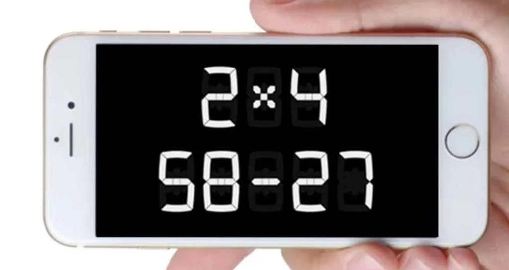 Um relógio que te obriga a fazer equações matemáticas
