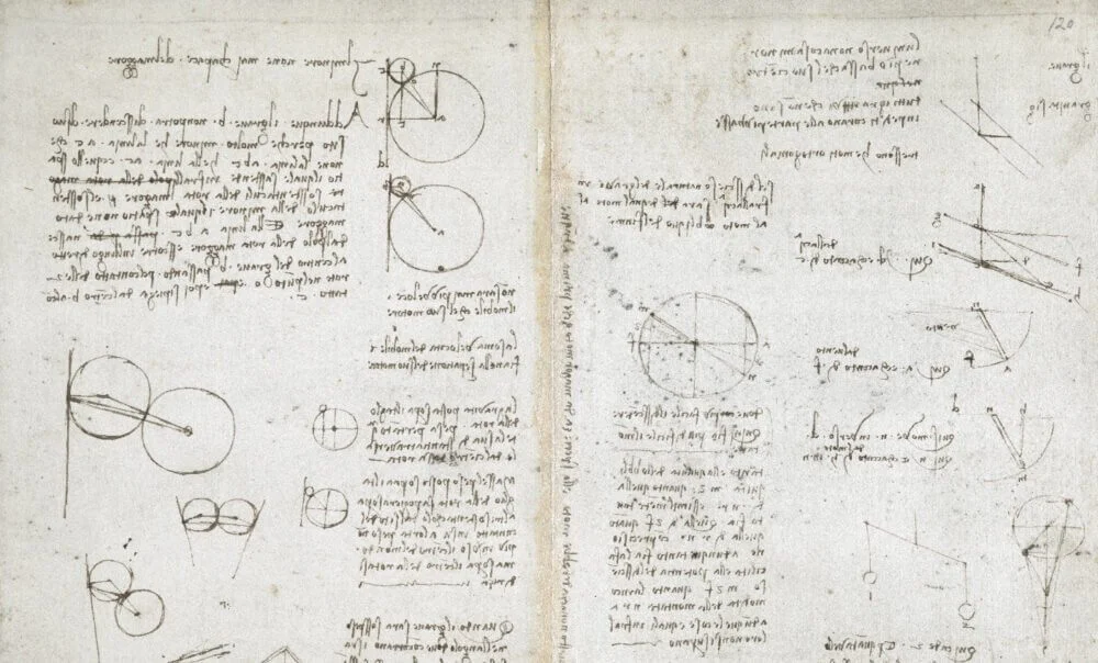 Mais 570 manuscritos do Leonardo Da Vinci disponíveis online