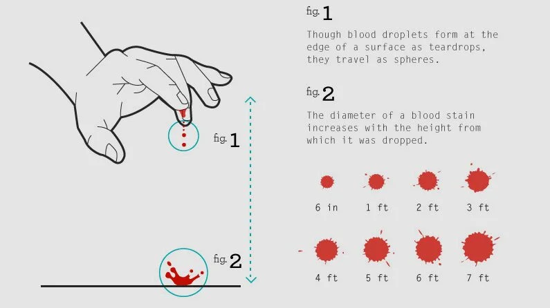 Exame de sangue diferente: aquele feito por investigadores na cena do crime