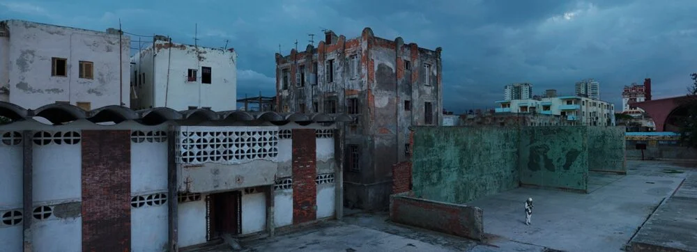 Um astronauta pelas ruas de Havana