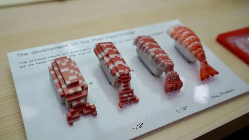 Restaurante serve sushi em 3D com base na saliva e na urina do cliente