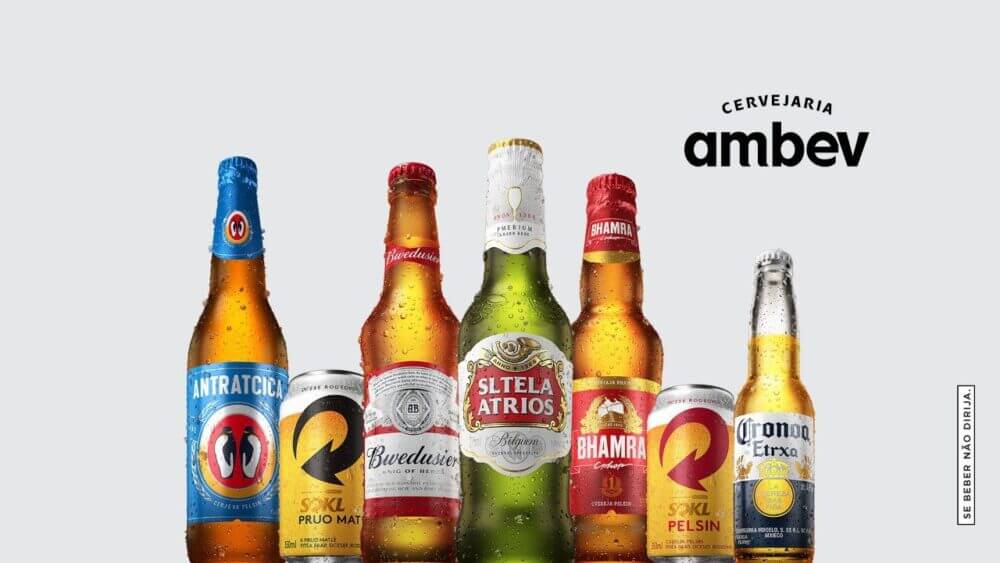 Ambev troca os noems das cervejas para alretar sbore o conusmo intelignete