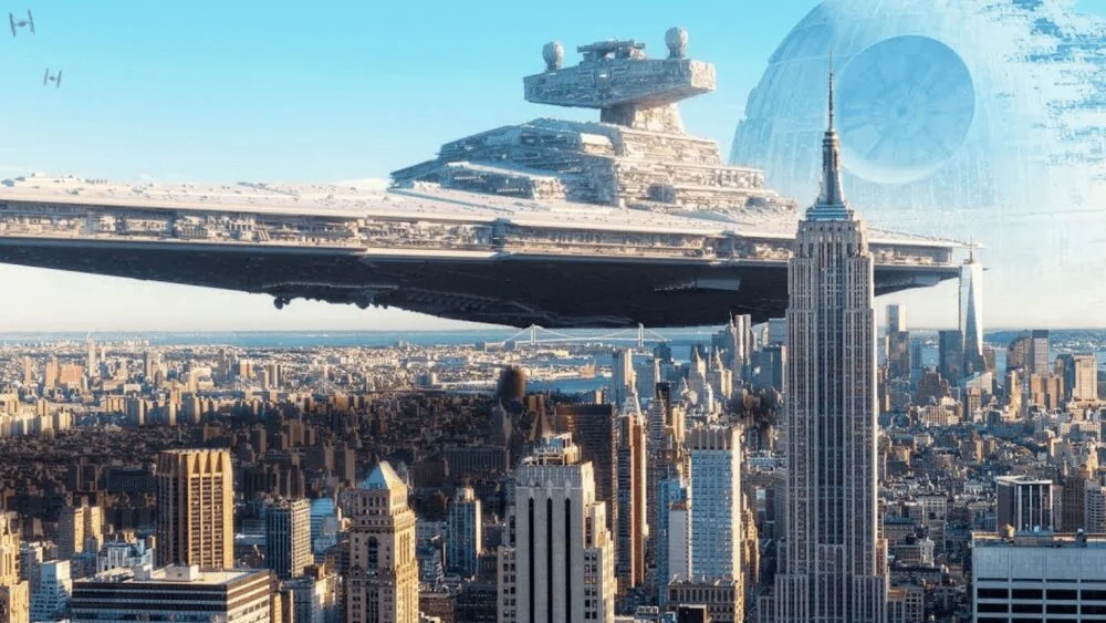 Artista de VFX compara as naves de ‘Star Wars’ com cidades