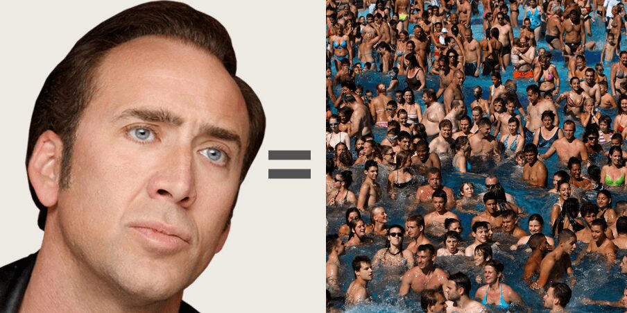 Por que toda vez que o Nicolas Cage aparece em um filme, várias pessoas morrem afogadas?