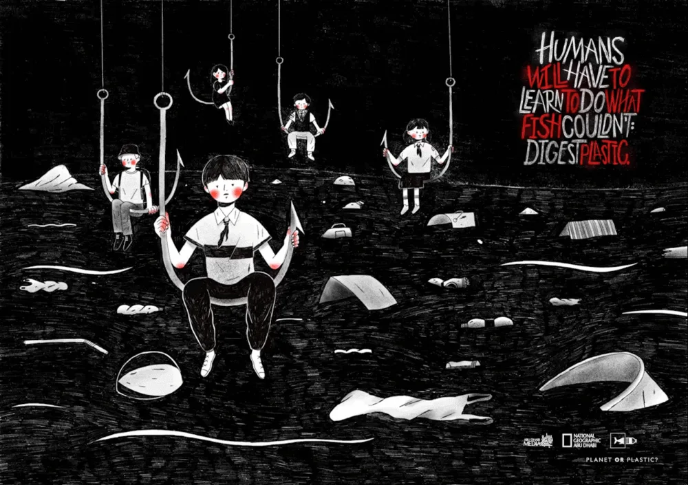 Saatchi &Saatchi Dubai e NatGeo criam calendário que destaca o impacto dos resíduos de plástico