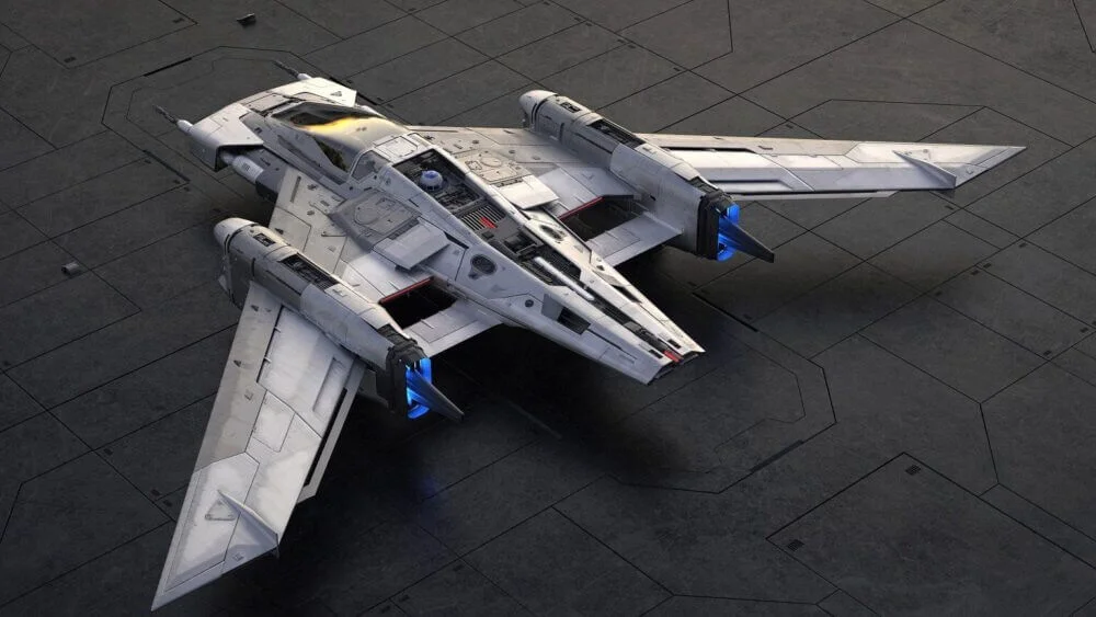 Uma nave da Porsche em Star Wars: A Ascensão Skywalker