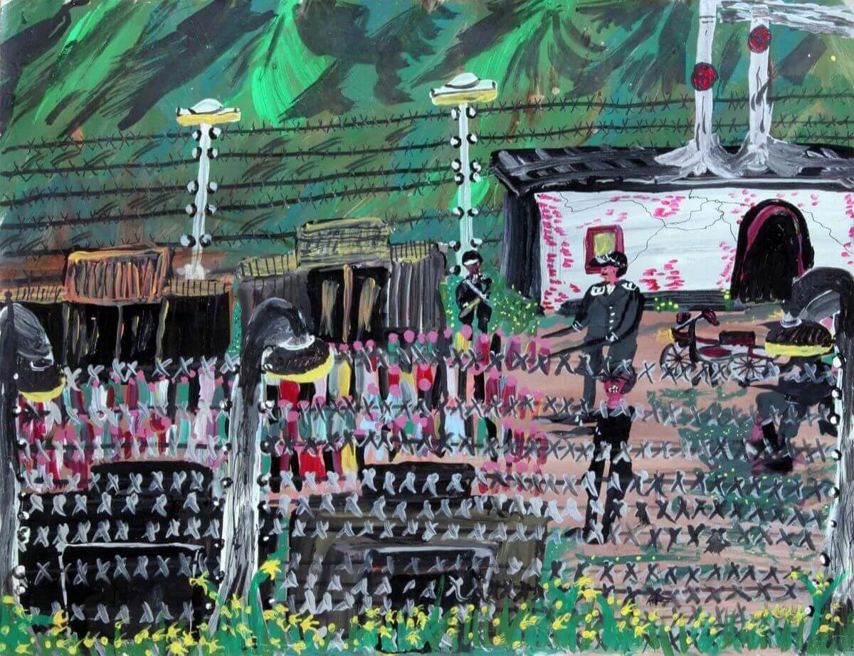 A artista que sobreviveu a três campos de concentração e capturou seu trauma na arte