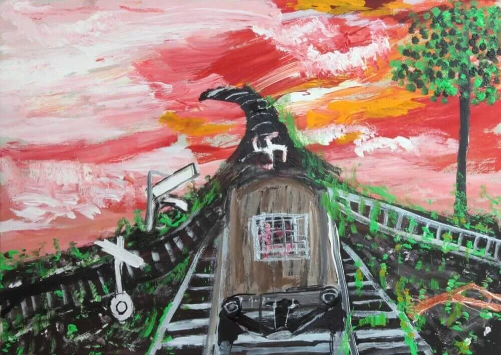 A artista que sobreviveu a três campos de concentração e capturou seu trauma na arte