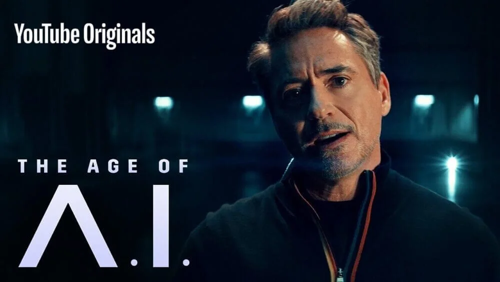 The Age of A.I. - série com Robert Downey Jr. no YouTube Originals