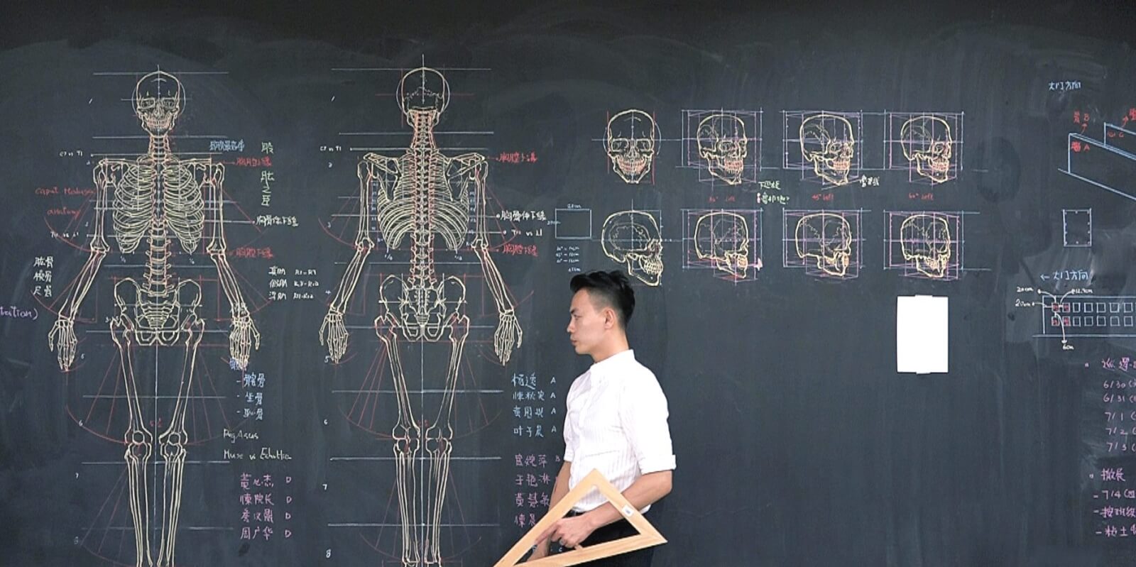 As aulas de anatomia desse professor taiwanês parecem obras de arte