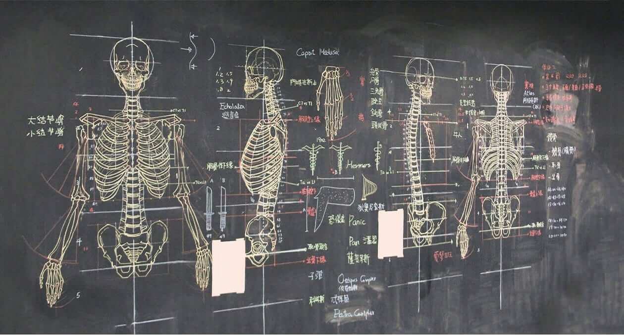 As aulas de anatomia desse professor taiwanês parecem obras de arte