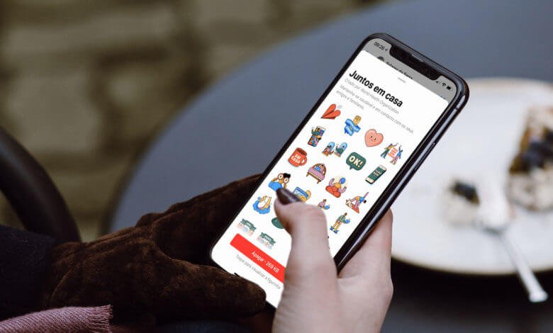 WhatsApp lança stickers de distanciamento social