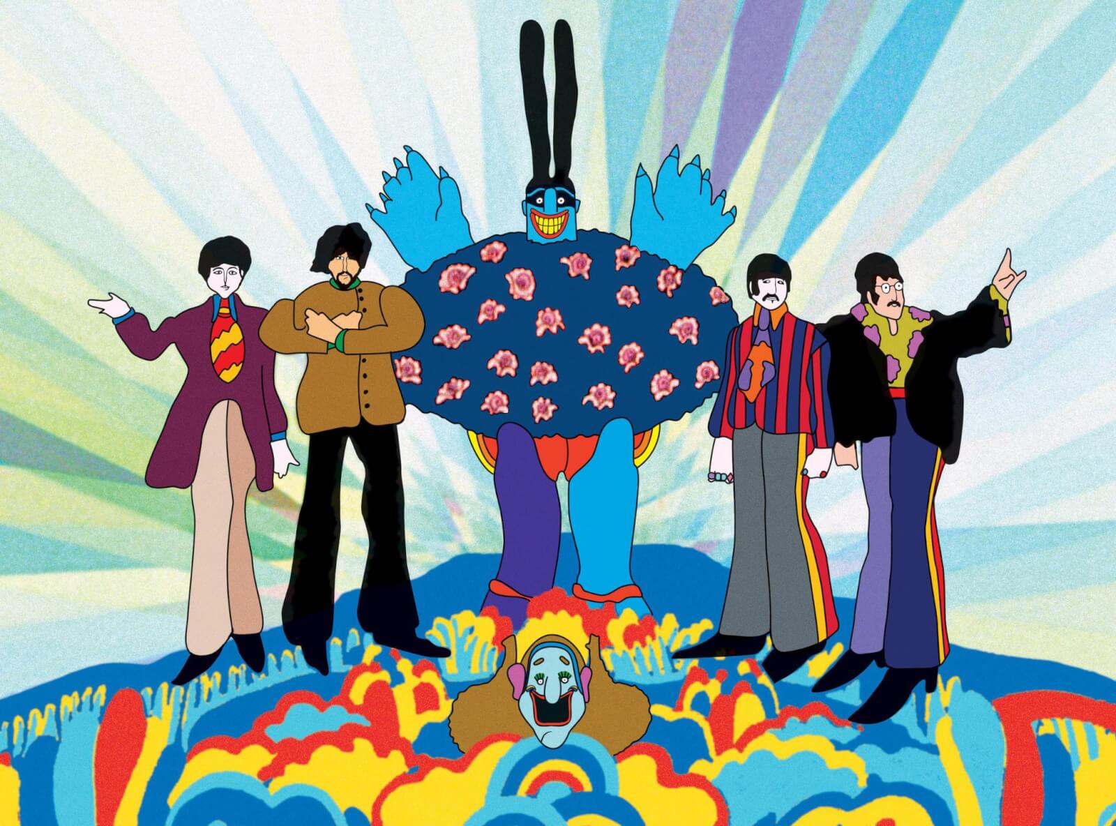 Animação dos Beatles 'Yellow Submarine' no YouTube