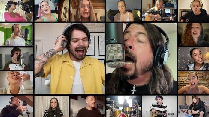 Live Lounge Allstars: Dave Grohl, Dua Lipa e mais um monte de artistas cantam “Times Like These”