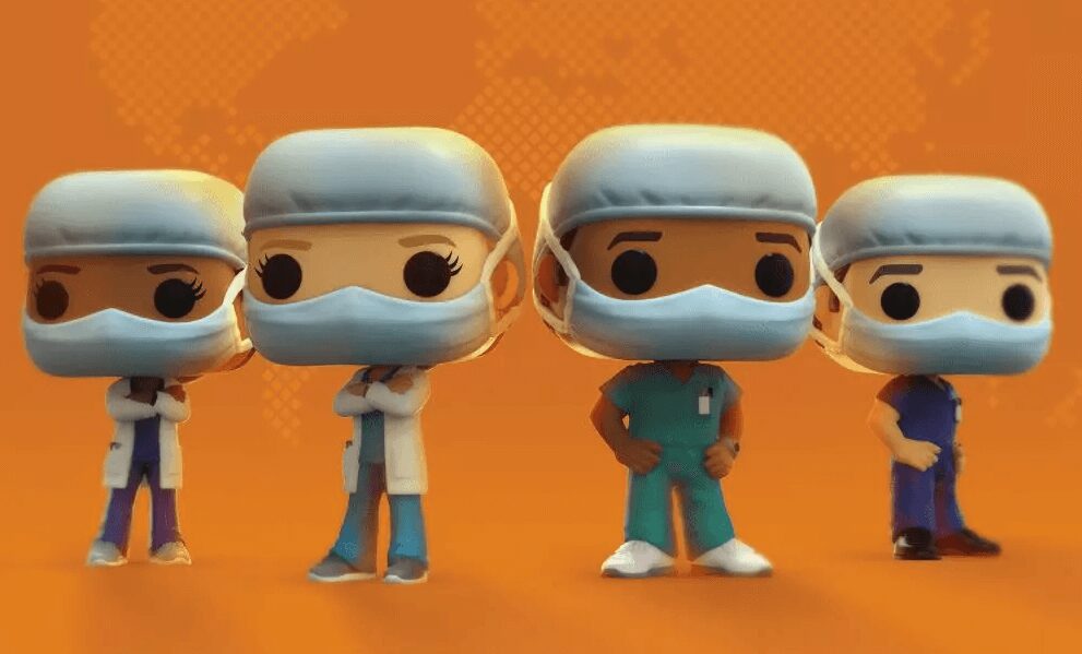 Pop Funko cria nova linha de heróis: médicos e enfermeiros