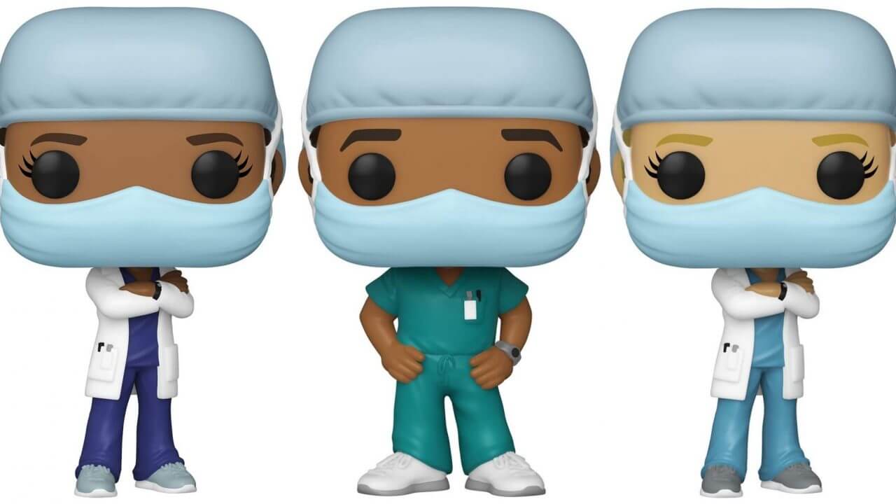 Pop Funko cria nova linha de heróis: médicos e enfermeiros