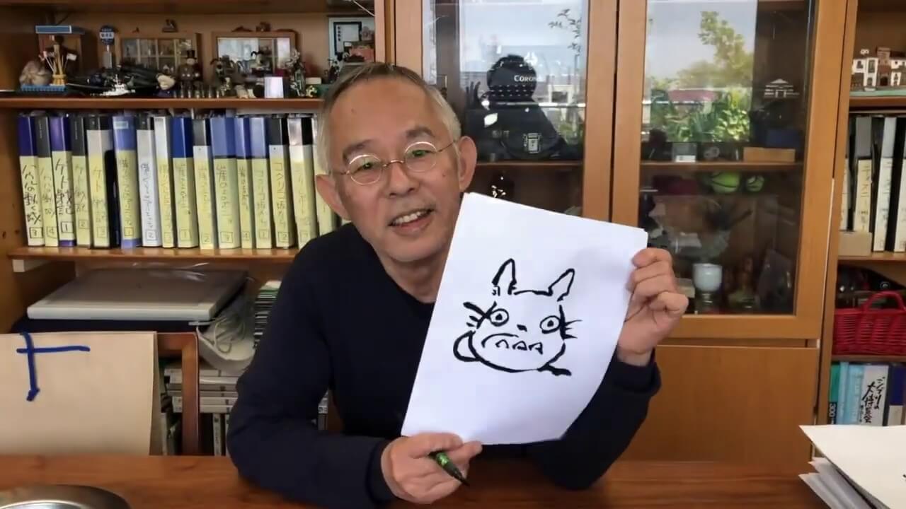 Produtor do Studio Ghibli ensina como desenhar Totoro