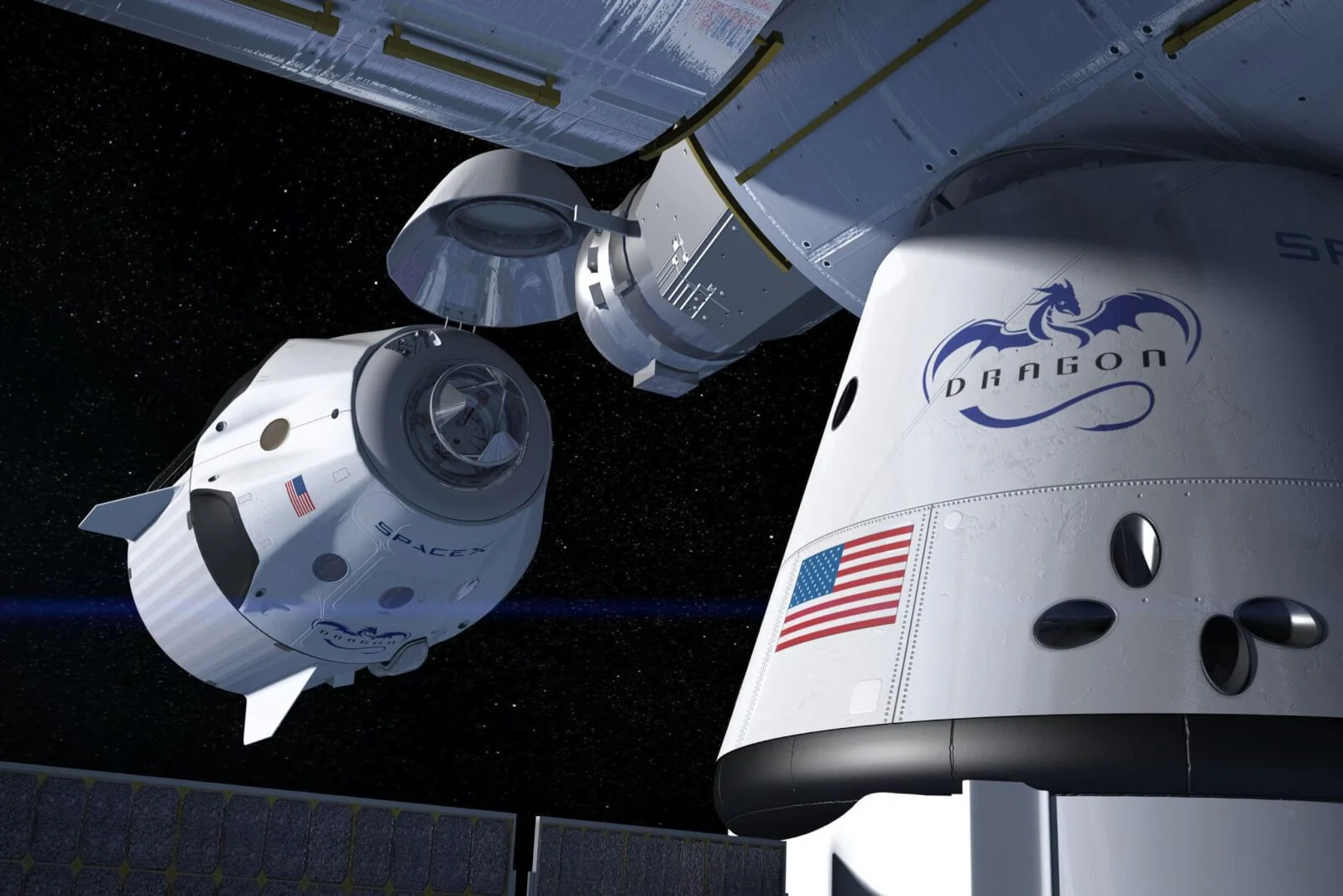 Veja o SpaceX Crew Dragon chegando na ISS ao som de "2001: A Space Odyssey"