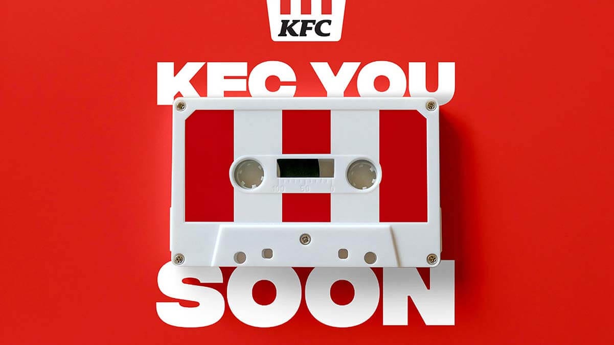 KFC divulga playlist para marcar todos os dias que suas lojas ficaram fechadas