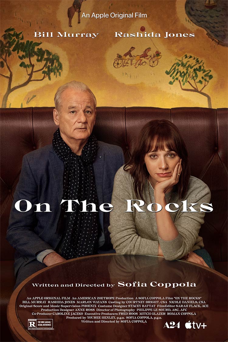 Trailer de On The Rocks, produção da Apple com Bill Murray e Sofia Coppola