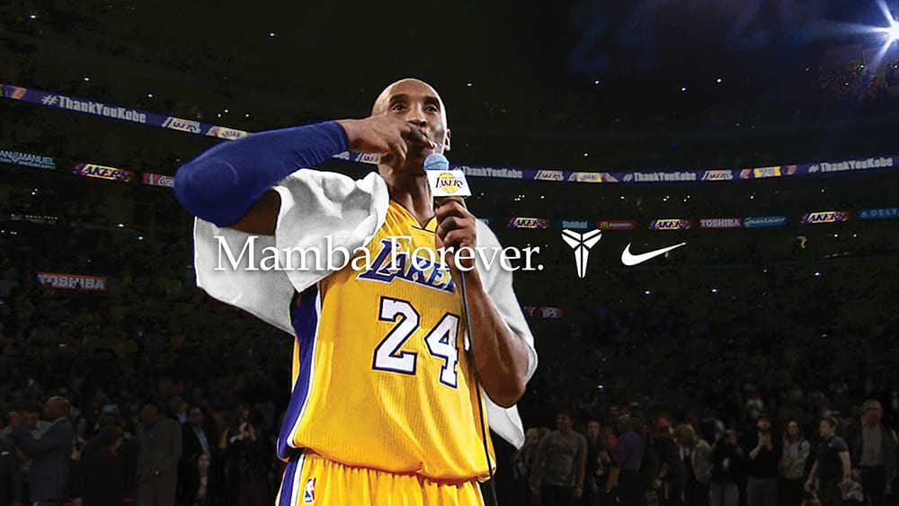 Mamba Forever. Da Nike para Kobe.