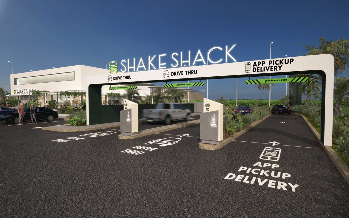 Shake Shack anunciou que vai abrir suas primeiras lojas drive-thru