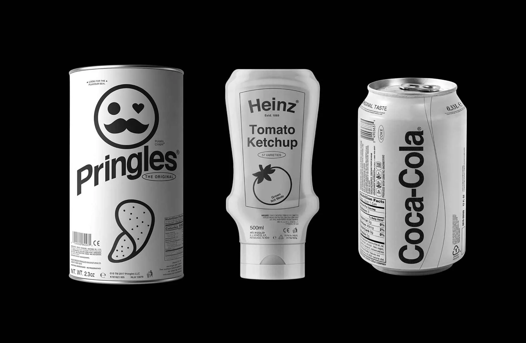 50 embalagens em versão minimalista