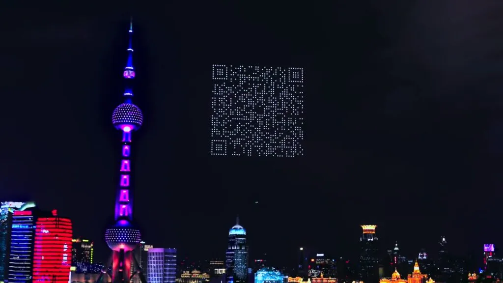 O maior QR Code (com drones) do mundo