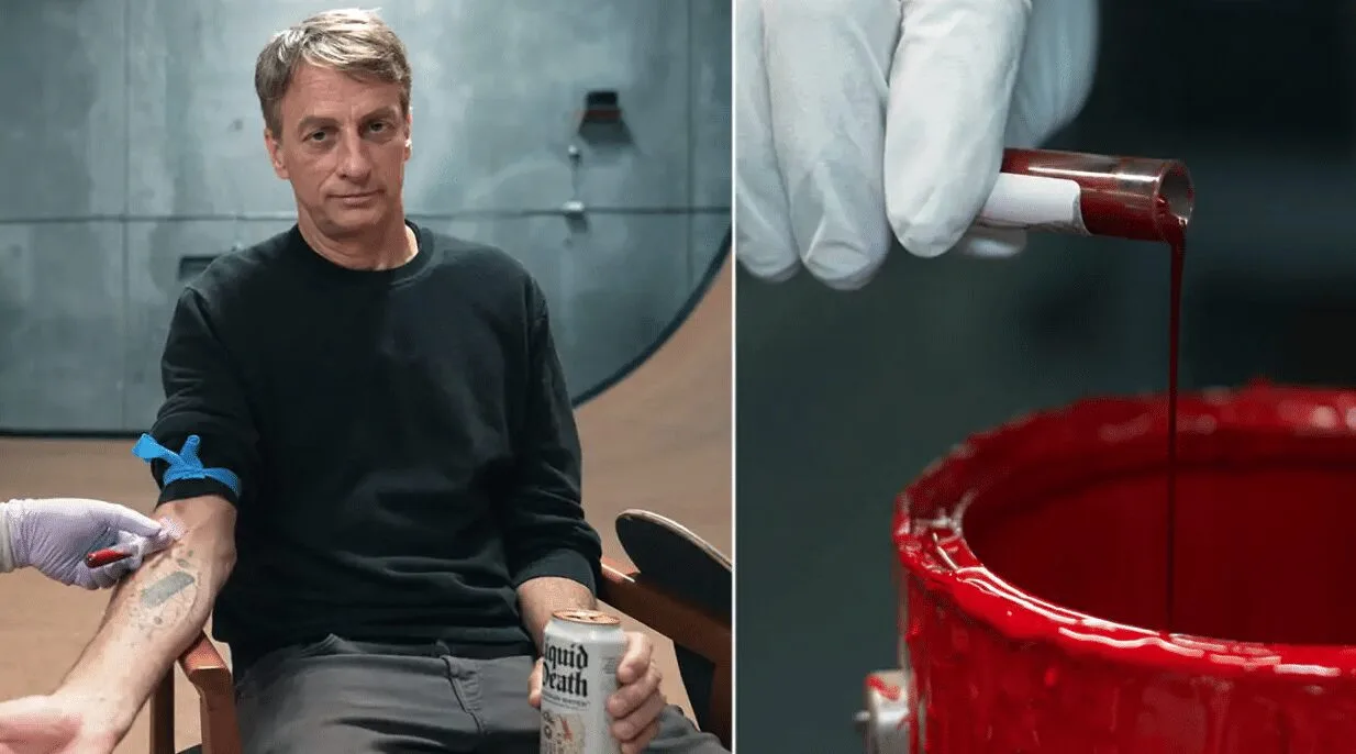 Tony Hawk vai vender 100 skates que têm seu sangue (de verdade) misturado na tinta