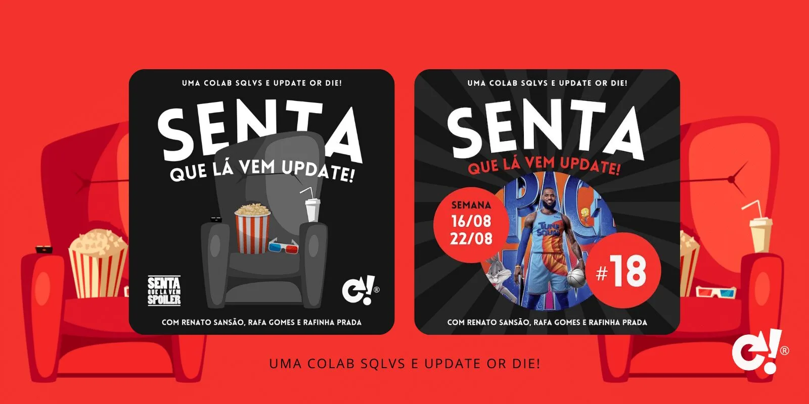 No Senta dessa semana, "Space Jam" e "Tully"