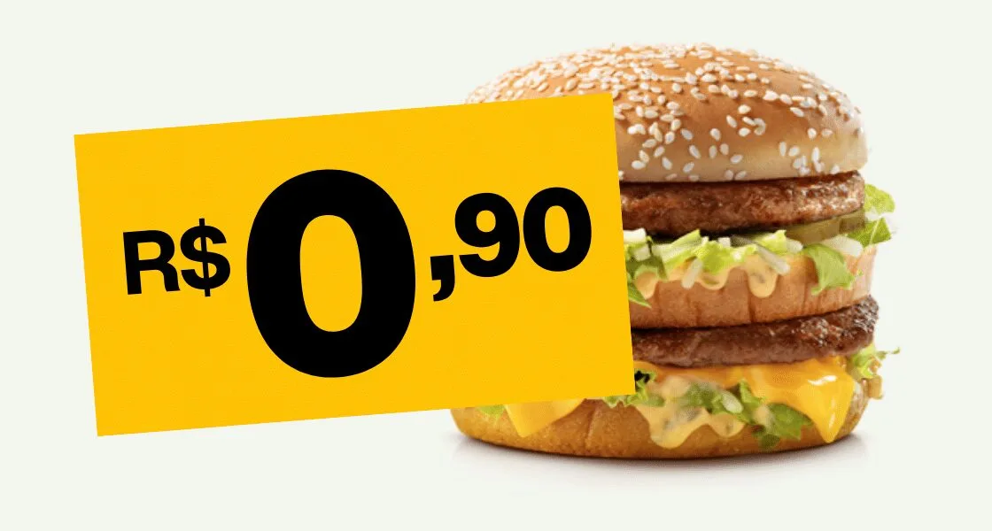 Big Mac será vendido por 90 centavos na Black Friday