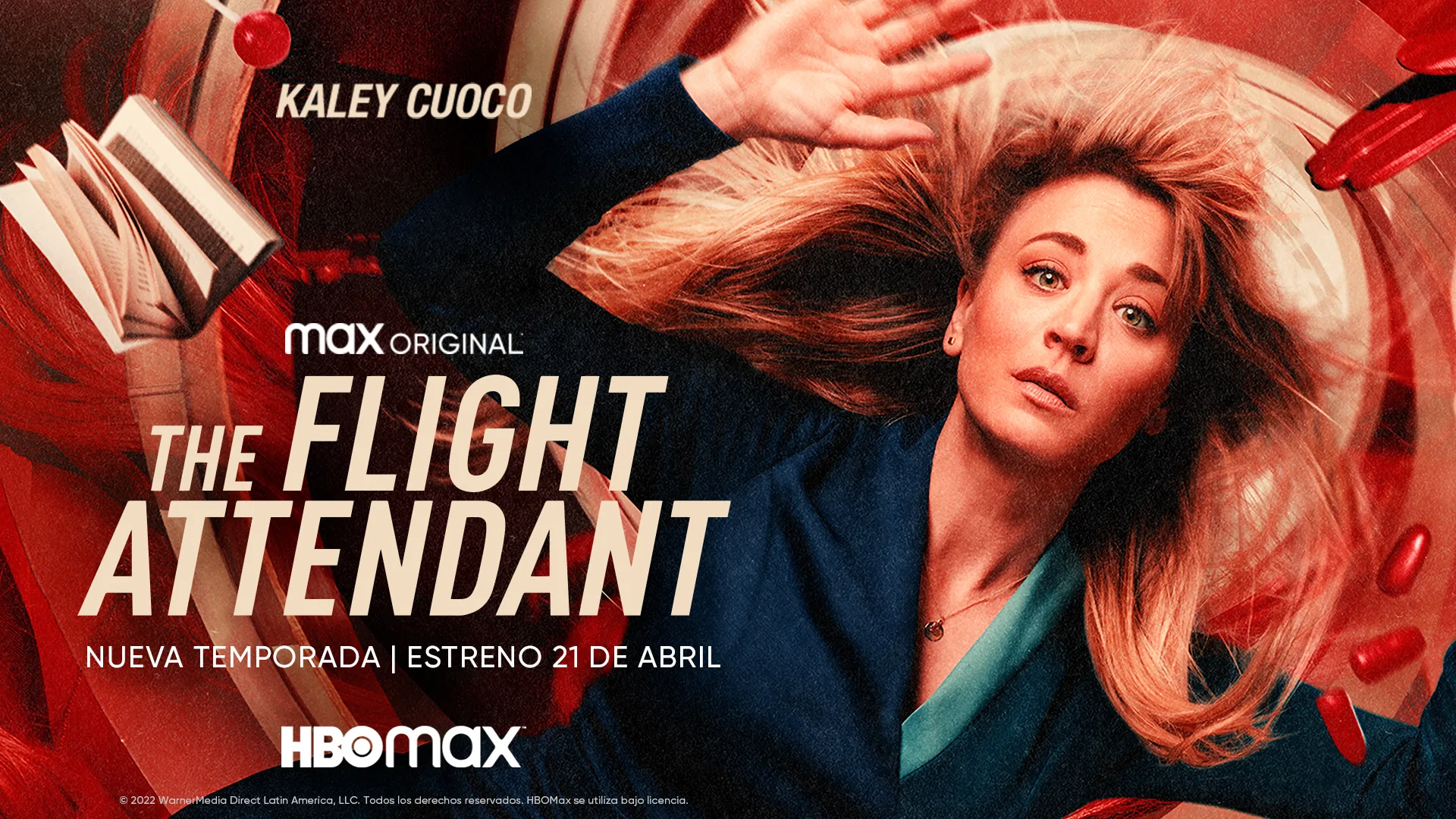 Trailer da 2ª temporada de The Flight Attendant, série com Kaley Cuoco