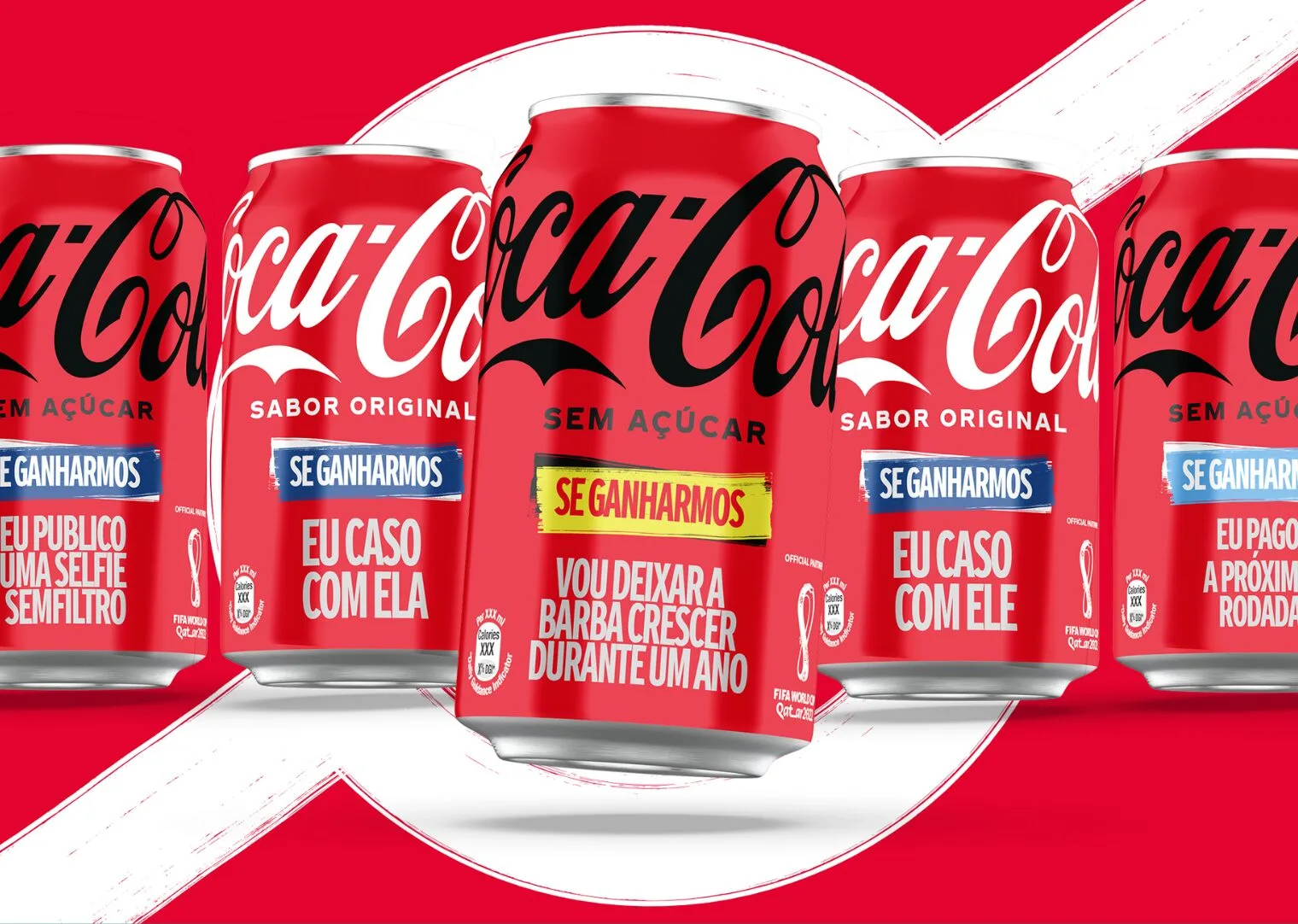 Lata da Promessa Coca-Cola: edição limitada e customizável para o Hexa