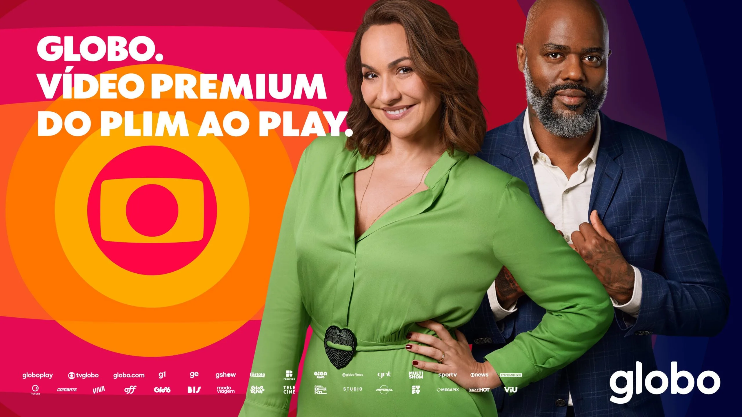 Globo apresenta conteúdo em vídeo premium. Do plim ao play!