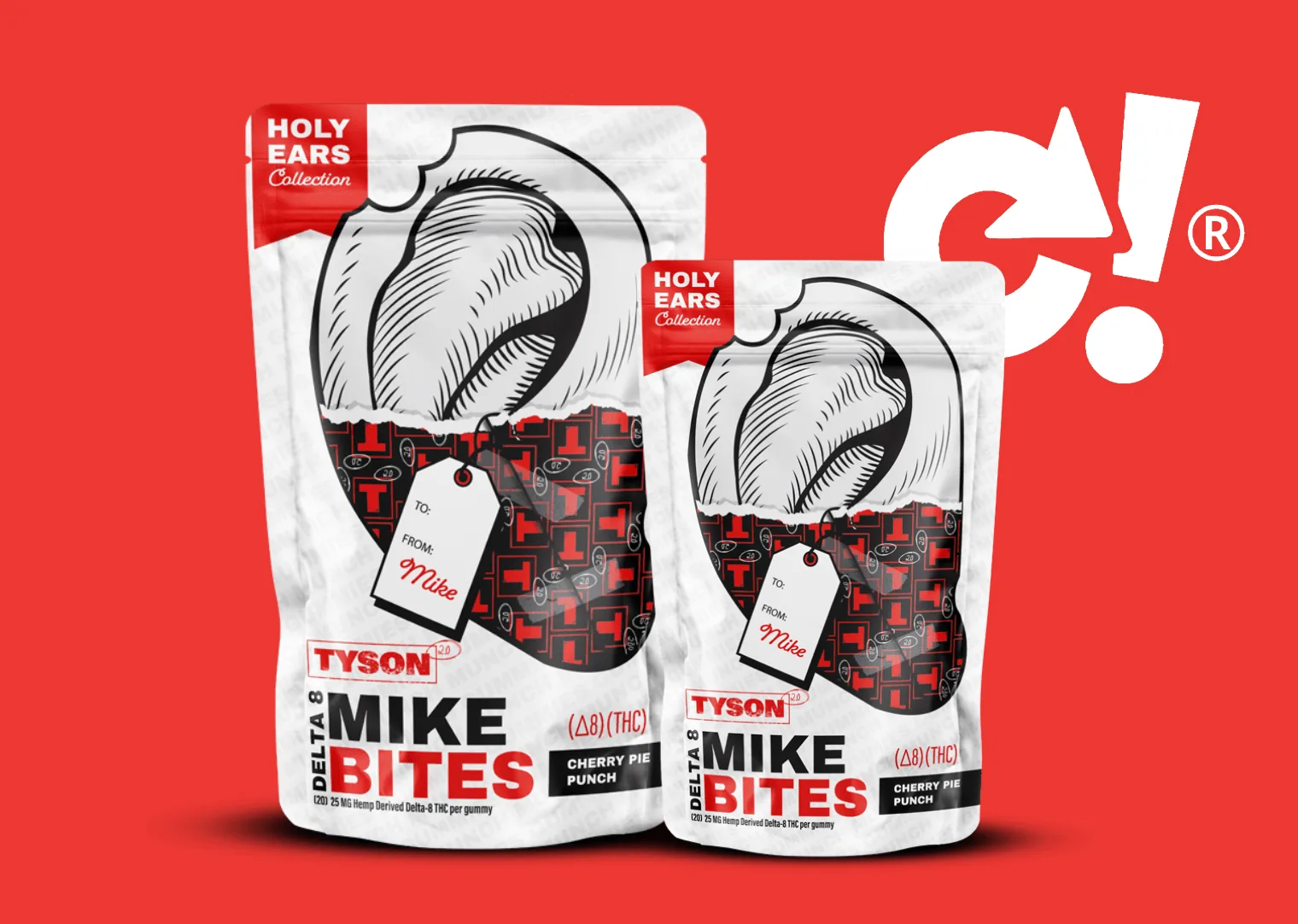 Tyson e Holyfield lançam orelhas comestíveis para o Natal