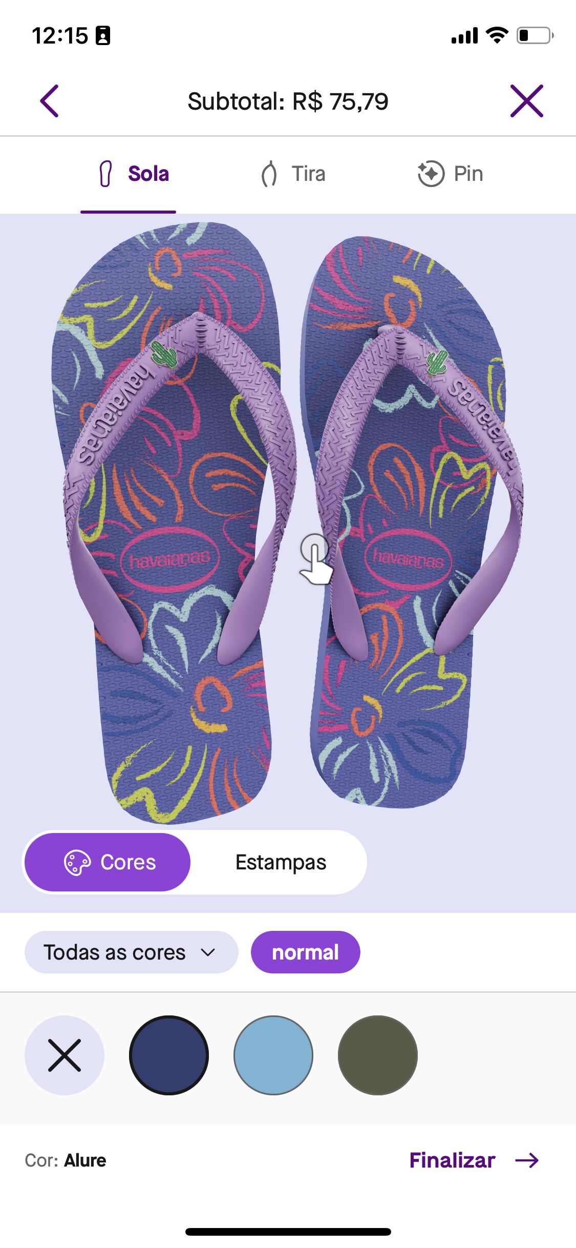 Havaianas lança app que permite customização de sandálias