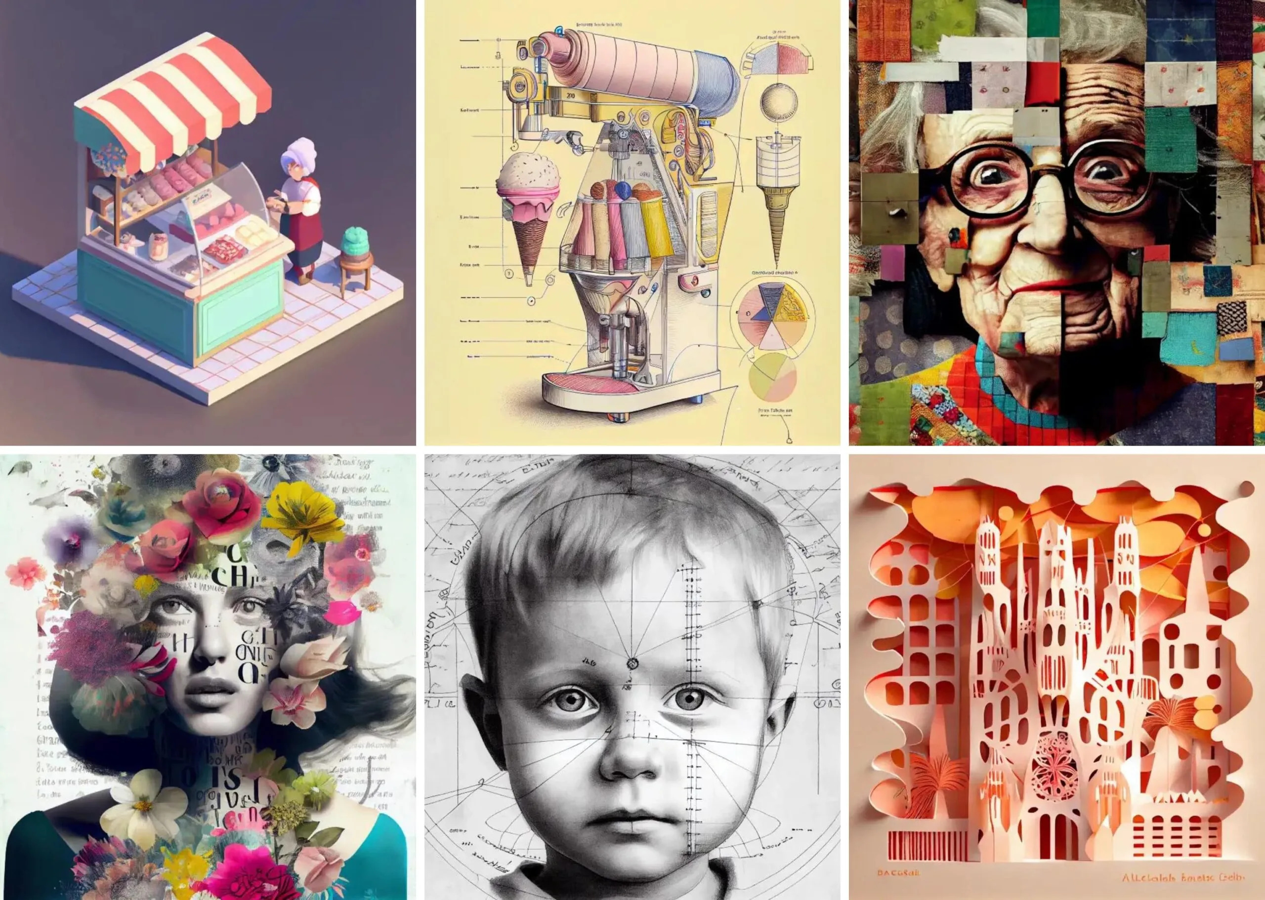 estilos no MidJourney,32 estilos para você usar no MidJourney