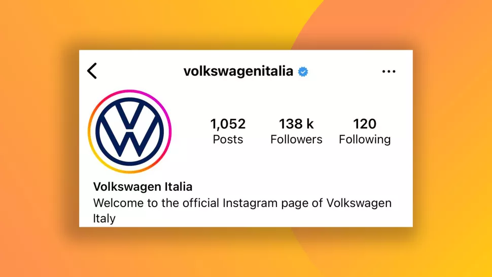 Falha hilária da VW Itália no Instagram