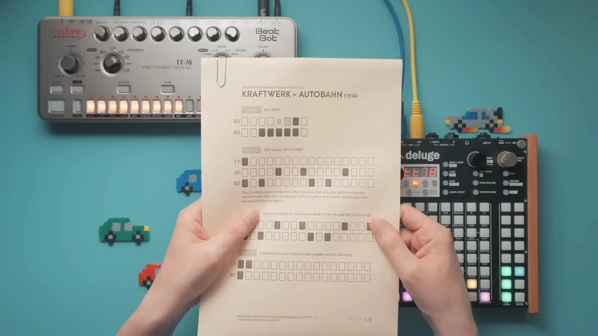Analisando as batidas do Kraftwerk