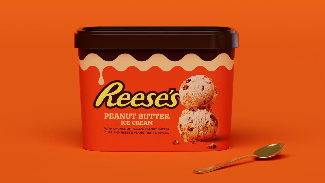 As novas embalagens de sorvetes da Reese&#039;s