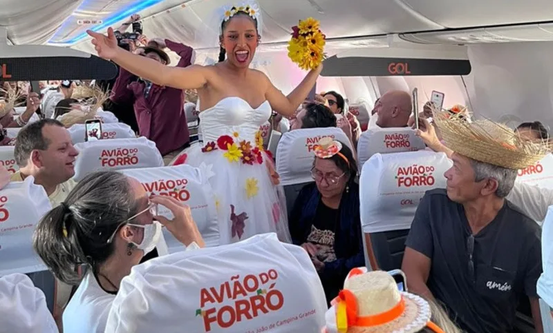 O "Avião do Forró" da Gol