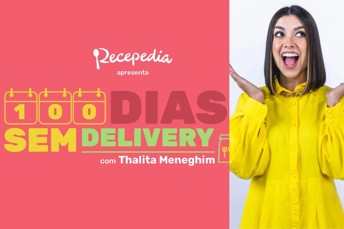 Recepedia desafia influenciadora a aprender a cozinhar e ficar “100 dias sem delivery”