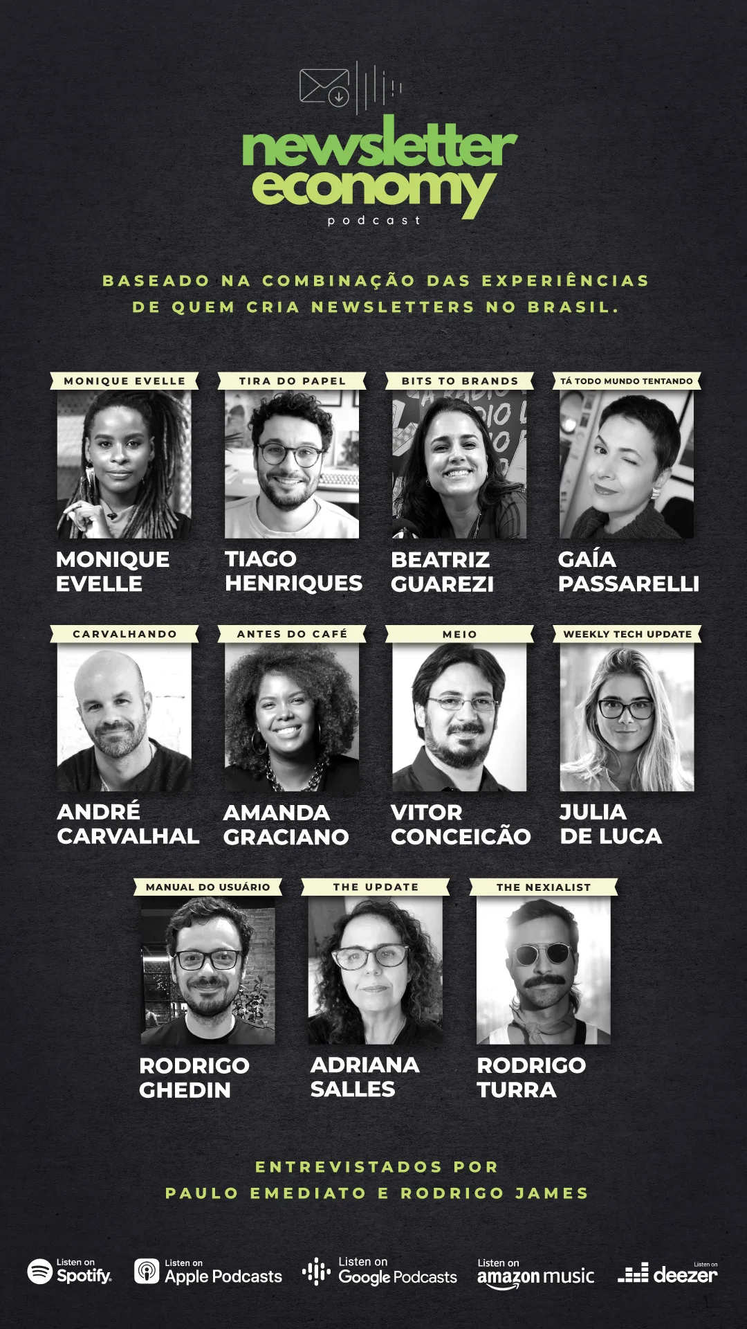 Newsletter Economy: podcast mapeia e discute o mercado de Newsletters no Brasil
