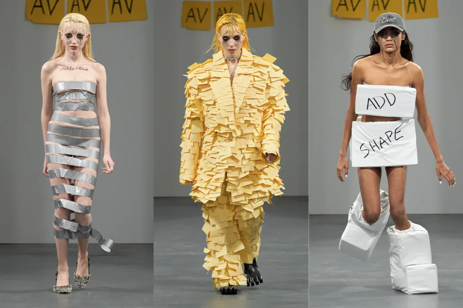 Burnout na passarela da Semana de Moda de Milão