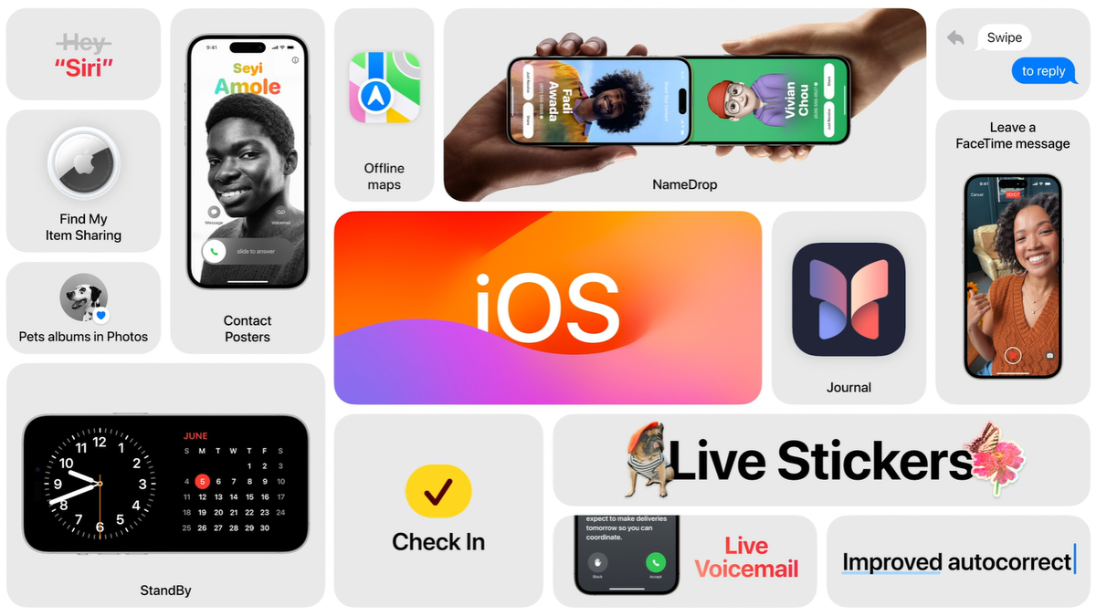 iOS 17 será lançado em 18 de setembro de 2023