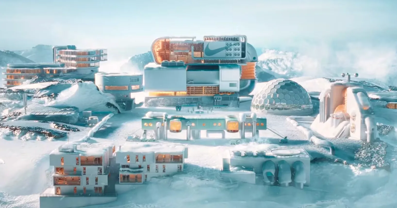 Novo comercial da Nike China trabalha o imáginario de um universo mágico de calor