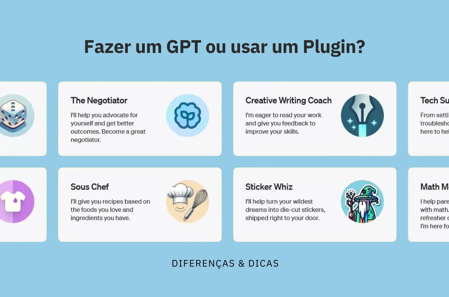 GPTs ou Plug-ins no ChatGPT? Nosso Guia explica a diferença e lista os melhores