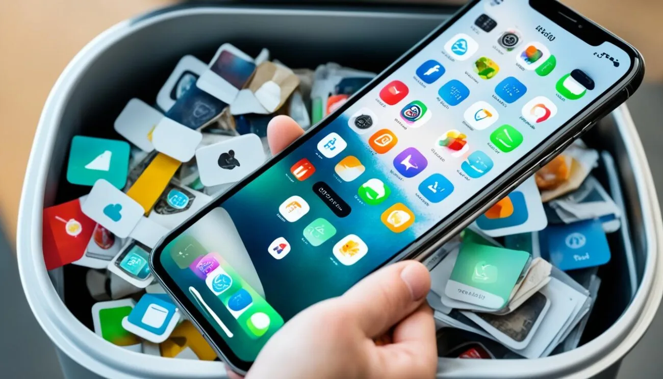 Excluir aplicativos iPhone para liberar espaço