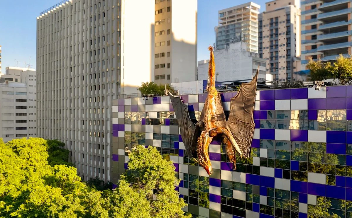 dragão no prédio do Nubank