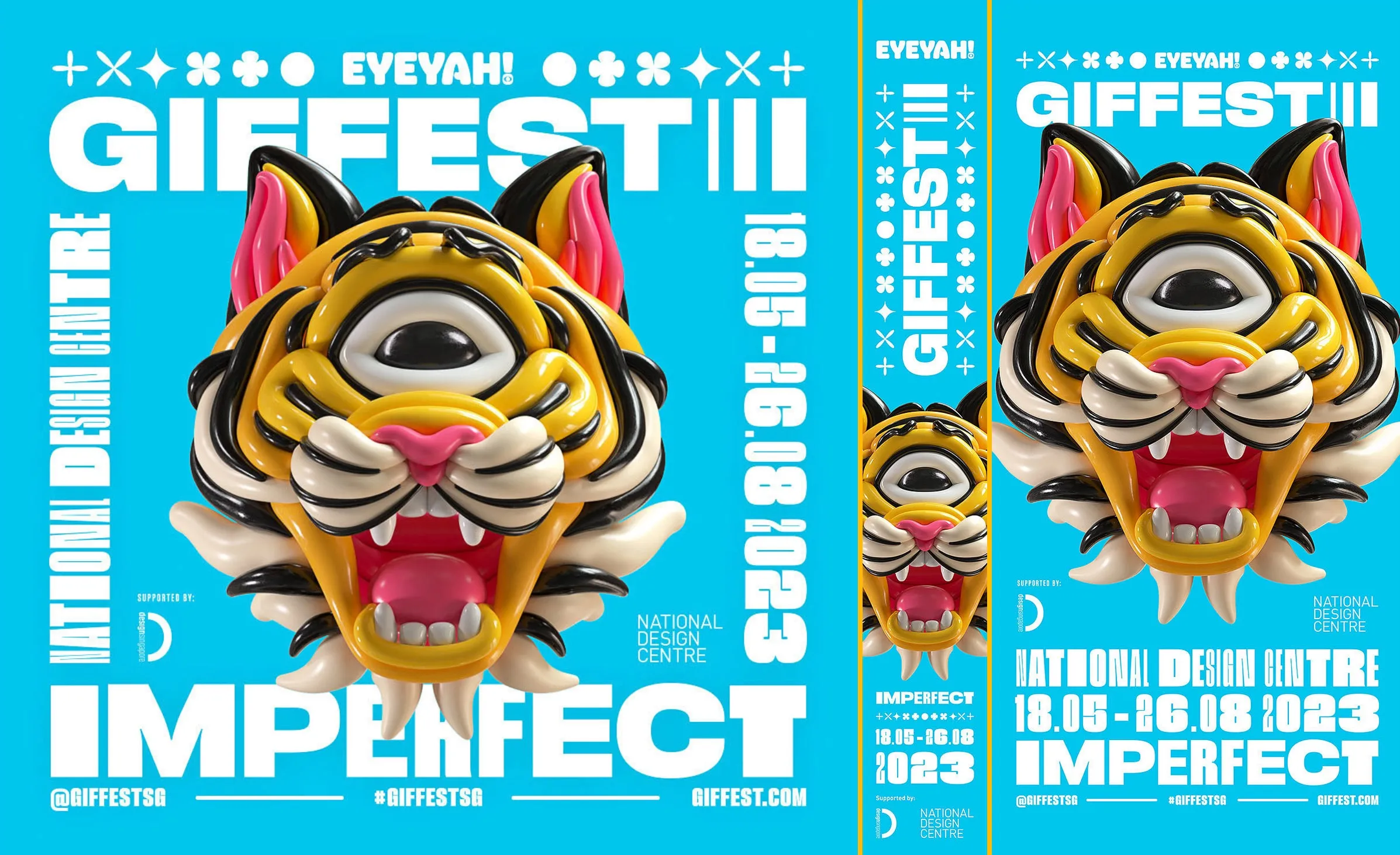 Cartaz do Giffest III Imperfect 2023